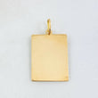 Dije Placa 0.95gr / 1 in / Oro Amarillo 18K