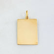 Dije Placa 1.15gr / 1 in / Oro Amarillo 18K