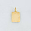 Dije Placa 0.55gr / 1 in / Oro Amarillo 18K