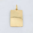 Dije Placa 0.95gr / 1 1/4 in / Oro Amarillo 18K *