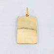 Dije Placa 0.85gr / 1 1/4 in / Oro Amarillo 18K ©
