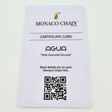 Pulso Tenis Monaco 8.3gr / 7 in / 3.3mm Oro Amarillo +4 18K ©