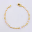 Pulso Tenis Monaco 7.65gr / 7 1/4 in / 3mm Oro Amarillo +4 18K ©