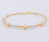 Pulso Aro Parisino Diamantado 2.7gr / 7 3/4 in / 2.5mm Tres Oros +4 18K ©