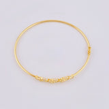 Pulso Aro Eslabones Circulares 3.55gr / 7 1/2 in / 2mm Oro Amarillo +4 18K ©