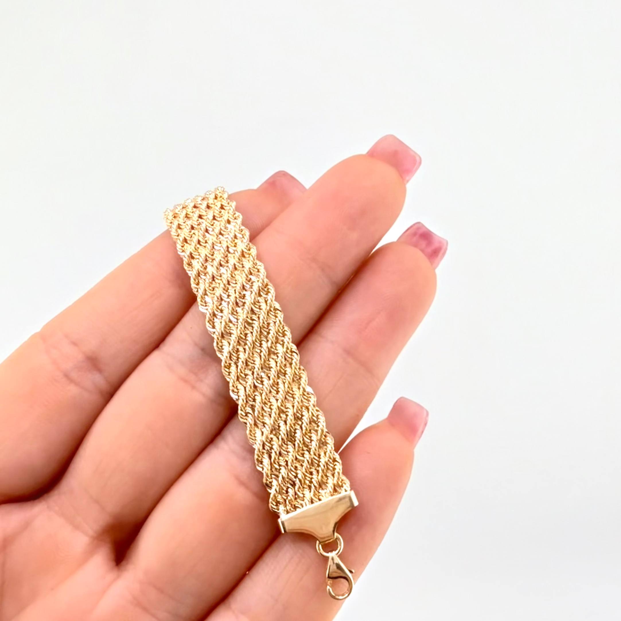 Pulso Lazo secuencial 6gr / 7 3/4 in / 11.5mm Oro Amarillo +3 18K ©