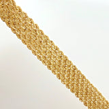 Pulso Lazo Secuencial 4gr / 7 3/4 in / 7.8mm Oro Amarillo +3 18K