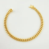 Pulso Cubano 8.2gr / 7 3/4 in / 6.7mm Oro Amarillo +1 18K