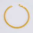 Pulso Cubana 4.7gr / 7 1/4 in / 4.6mm Oro Amarillo +1 18K ©