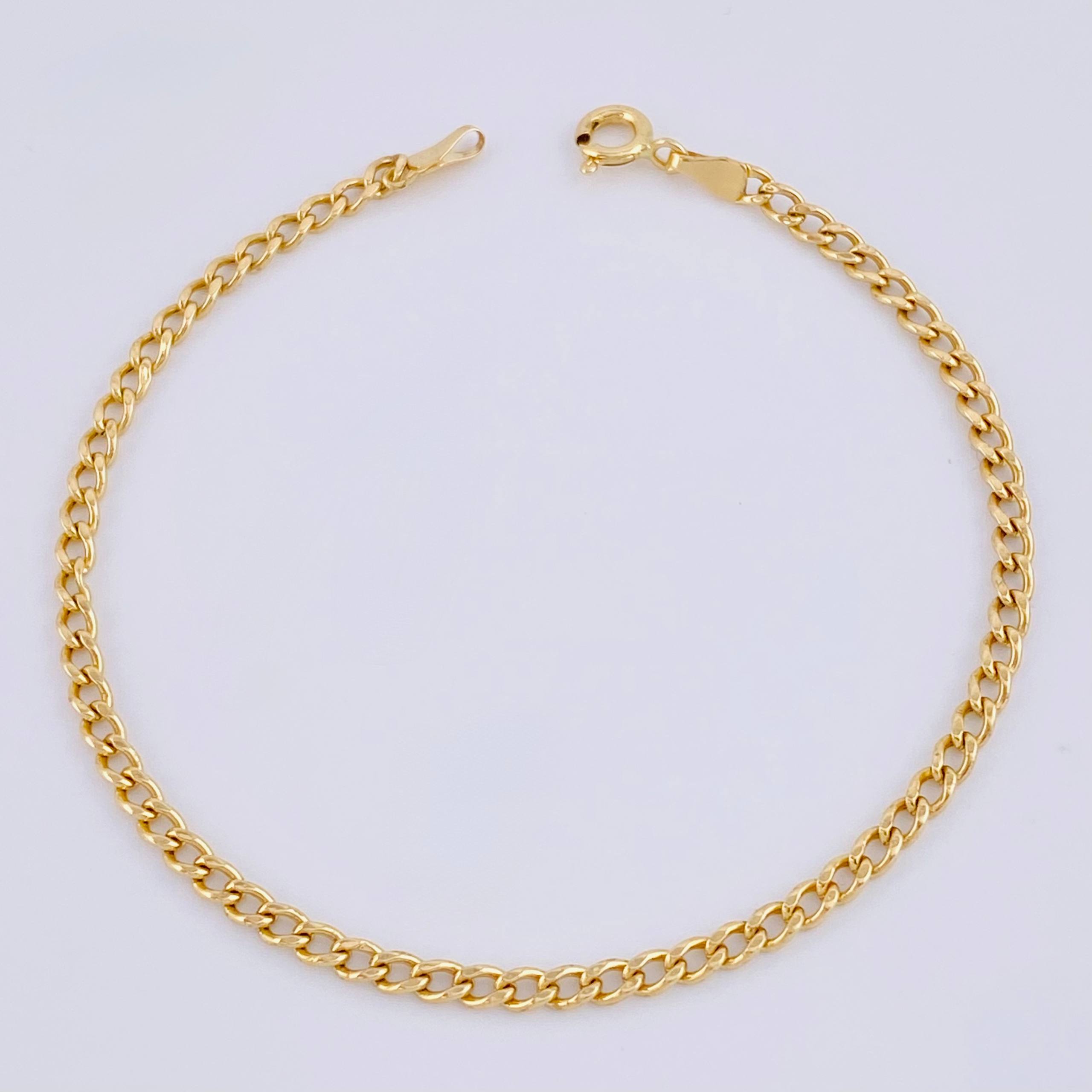 Pulso Cubana 1.8gr / 7 in / 3.2mm Oro Amarillo +1 18K ©