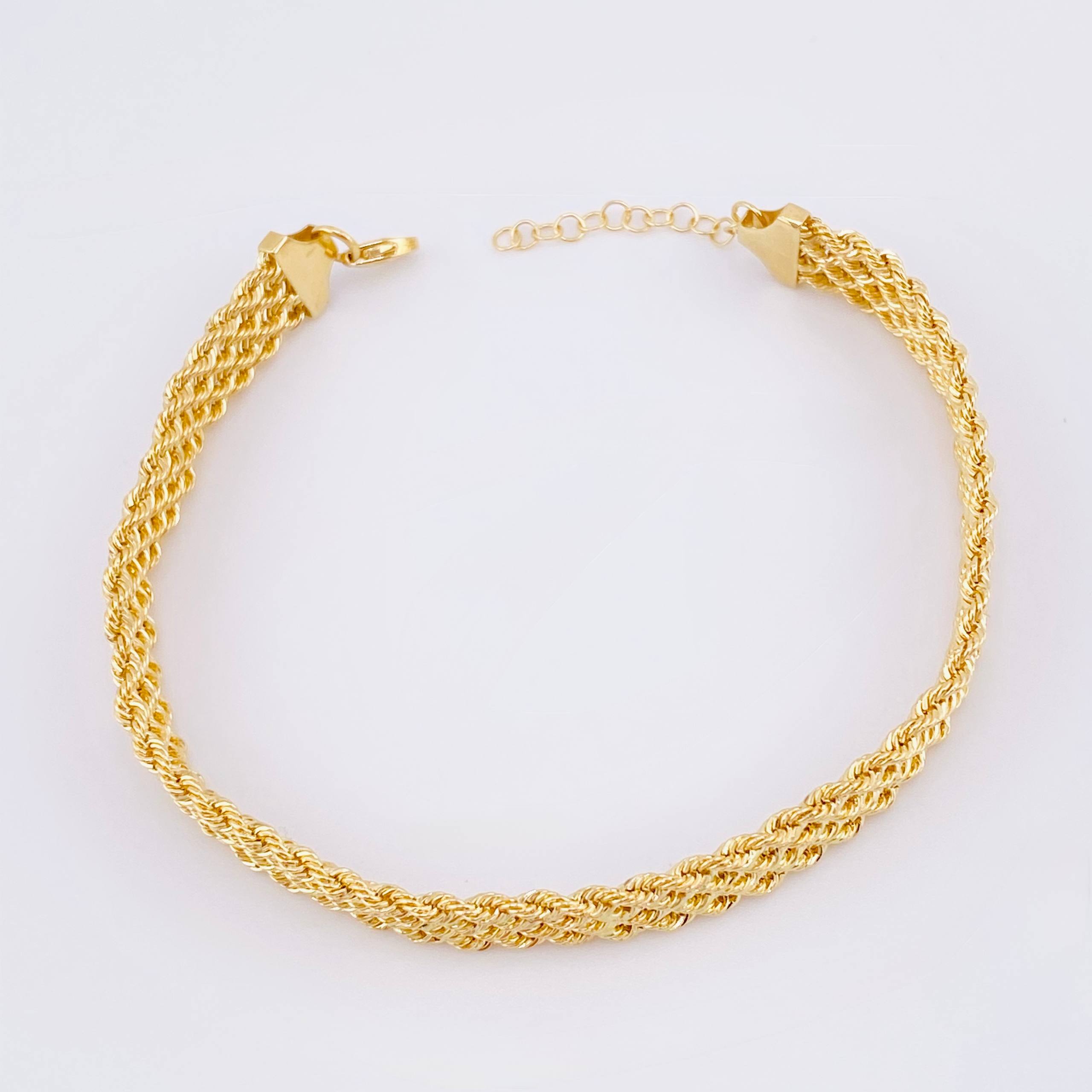 Pulso Lazo Secuencial 4.2gr / 7 3/4 in / 7.9mm Oro Amarillo +3 18K *