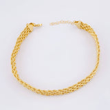 Pulso Lazo Secuencial 4.2gr / 7 3/4 in / 7.9mm Oro Amarillo +3 18K *