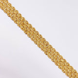 Pulso Laso Secuncial 3.6gr / 7 3/4 in / 5.8mm Oro Amarillo +3 18K