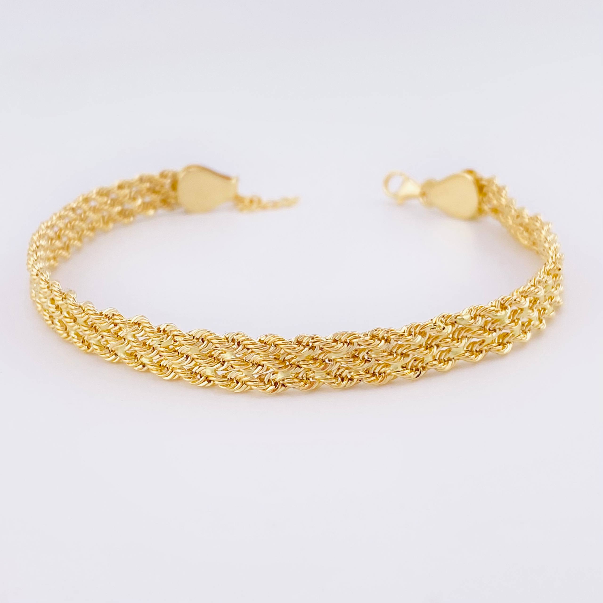 Pulso Lazo Secuencial 3.6gr / 7 3/4 in / 5.7mm Oro Amarillo +3 18K *