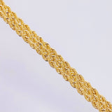 Pulso Lazo Secuencial 3.6gr / 7 3/4 in / 5.7mm Oro Amarillo +3 18K *