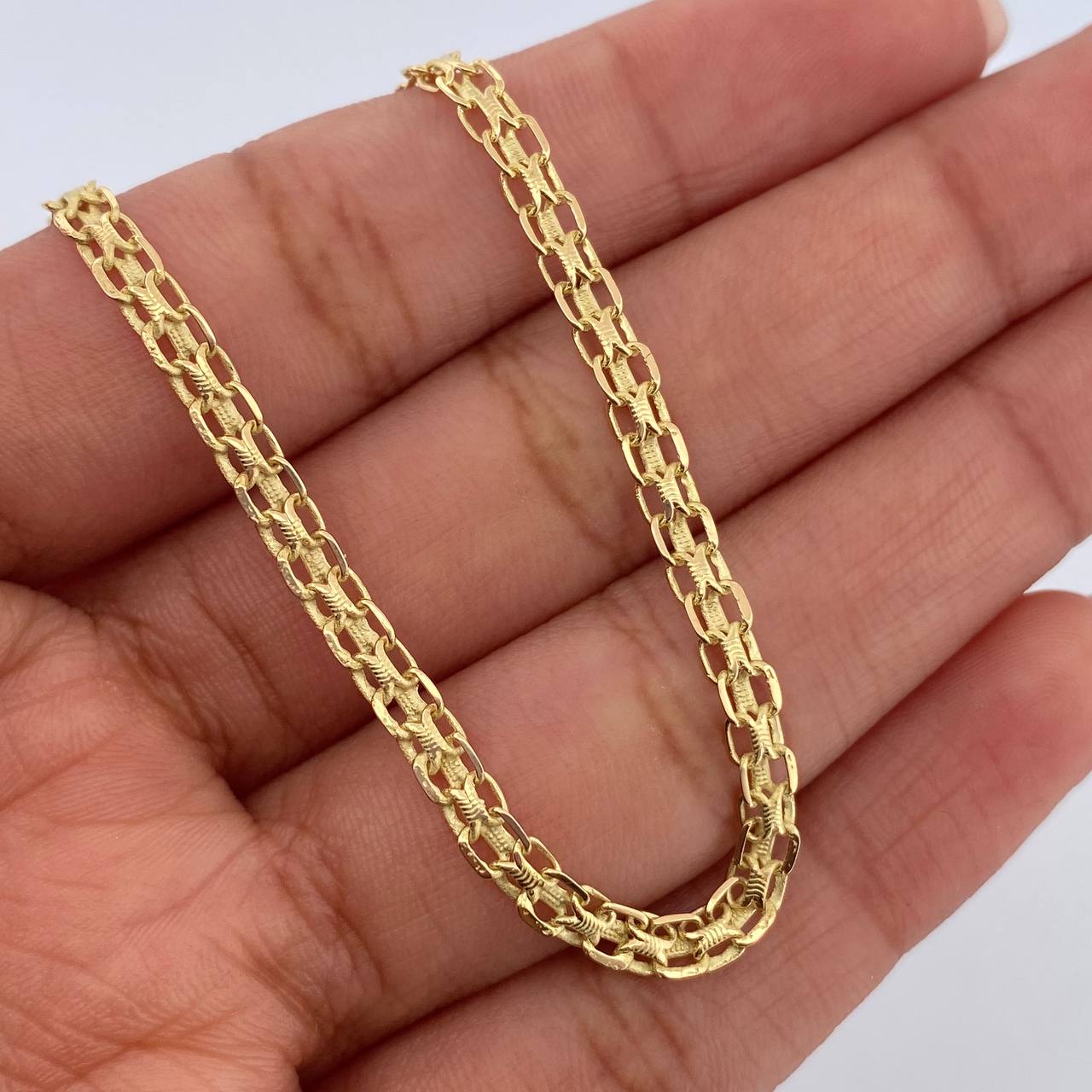 Pulso Chino 2.9gr / 18.8cm / 3mm Oro Amarillo 18K $