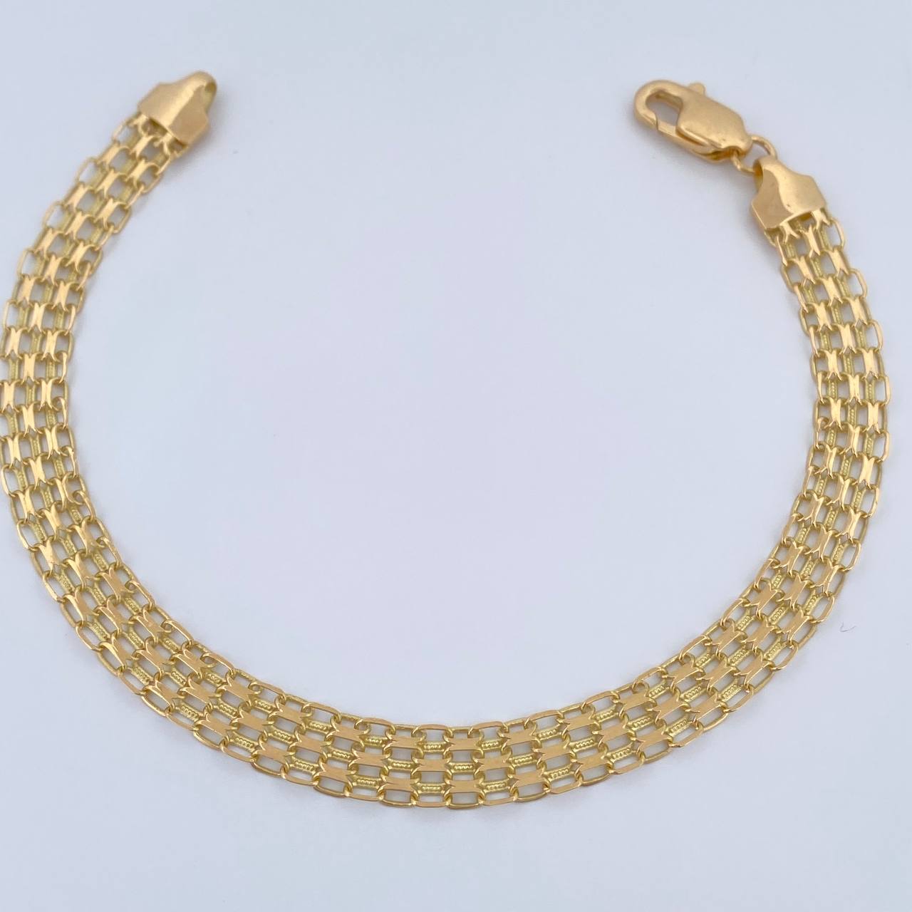 Bismark Bracelet 7.55gr / 21cm / 7mm 18K Yellow Gold $