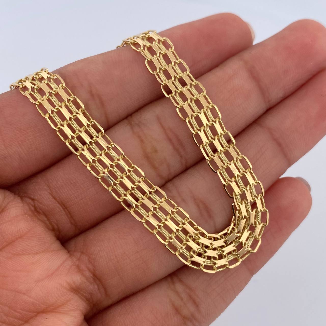 Pulso Chino 7.9gr / 20.5cm / 6.6mm Oro Amarillo 18K +0 $