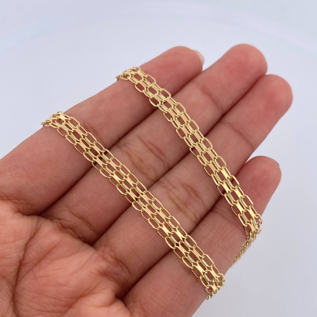 Cadena China 11.95gr / 59.5cm / 4.9mm Oro Amarillo 18K $