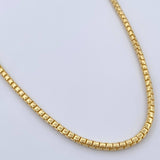 Cadena Infinito Tipo Veneciana 15.15gr / 63cm / 2.8mm Broche Misil Liso Oro Amarillo +2 18K &