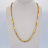 Cadena Infinito Tipo Veneciana 15.15gr / 63cm / 2.8mm Broche Misil Liso Oro Amarillo +2 18K &