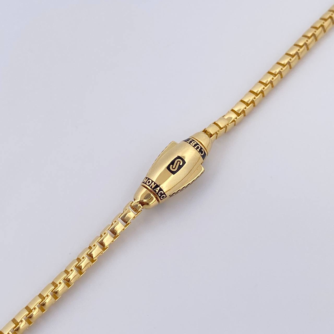 Cadena Infinito Tipo Veneciana 15.3gr / 61.8cm / 2.9mm Broche Misil Oro Amarillo +2 18K $
