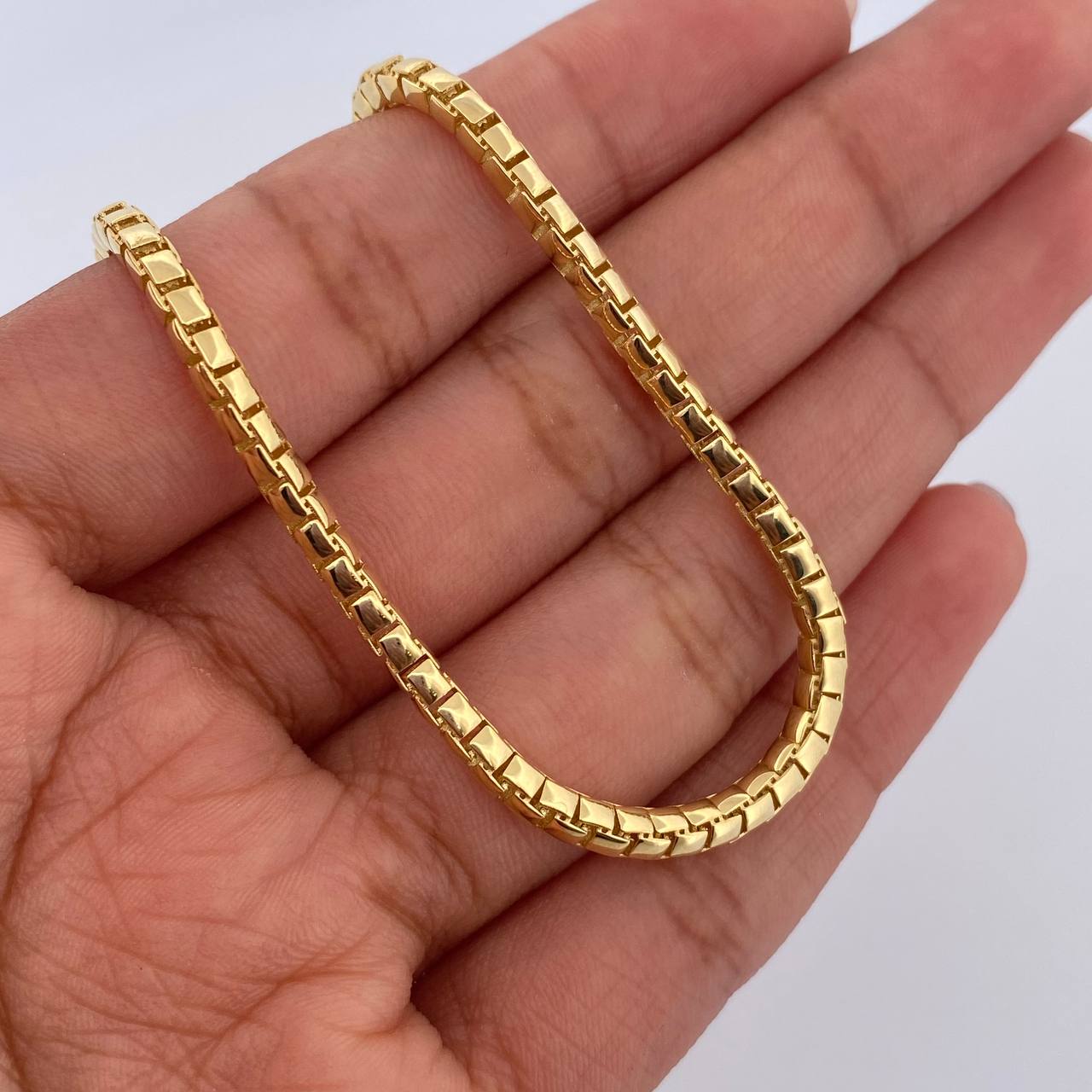 Pulso Infinito Tipo Veneciano 7gr / 20.6cm / 2.9mm Broche Misil Oro Amarillo +2 18K $