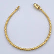 Pulso Infinito Tipo Veneciano 7gr / 20.6cm / 2.9mm Broche Misil Oro Amarillo +2 18K $