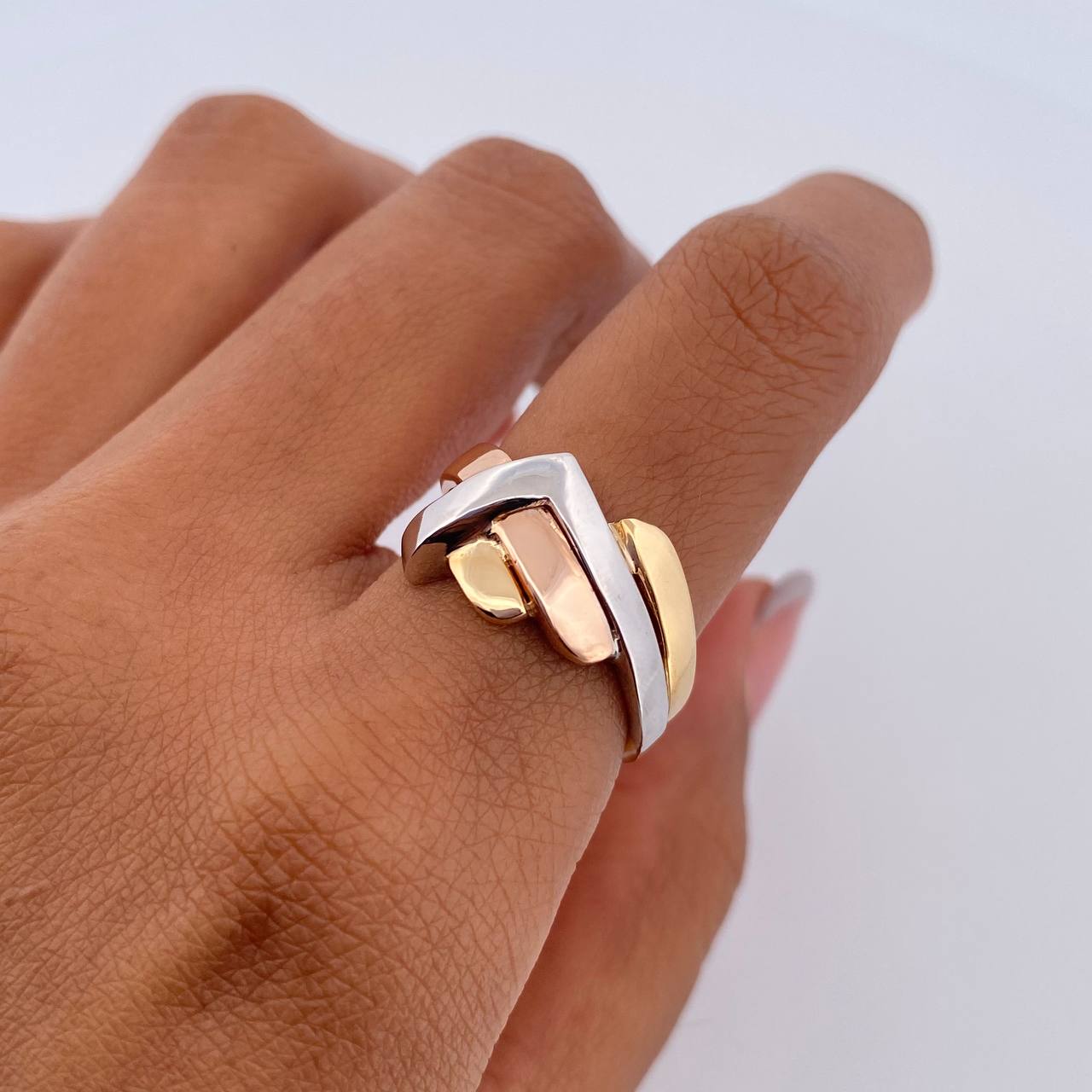 Alliance Ring 4.65gr / T6 1/4 / Three Golds 18K $