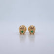 Topos Sapo 0.6gr / Circones Verde Blancos Oro Amarillo 18K $