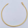 Flat Snake Bracelet 2.2gr / 18.8cm / 2.1mm Yellow Gold +3 18K &