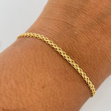 Pulso Chino 1.5gr / 18.7cm / 2.2mm Oro Amarillo +1 18K &
