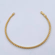 Venetian Bracelet 3.75gr / 18.5cm / 2.6mm Yellow Gold +3 18K &