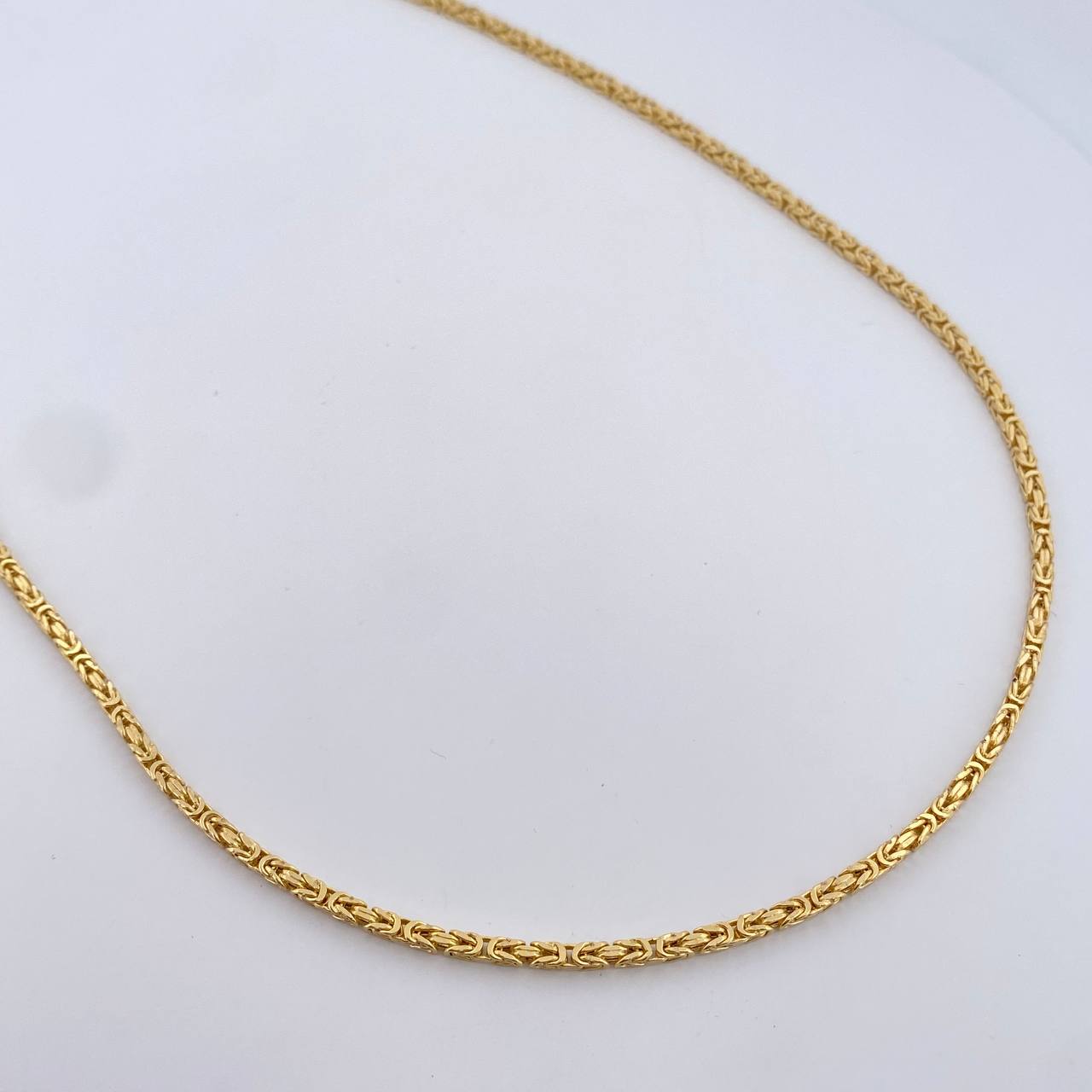 Cadena Peruana 10gr / 66cm / 2.1mm Oro Amarillo +3 18K &