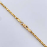 Cadena Peruana 10gr / 66cm / 2.1mm Oro Amarillo +3 18K &