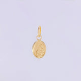 Pendant Virgen del Carmen 0.25g / 1/2 in 18K Yellow Gold