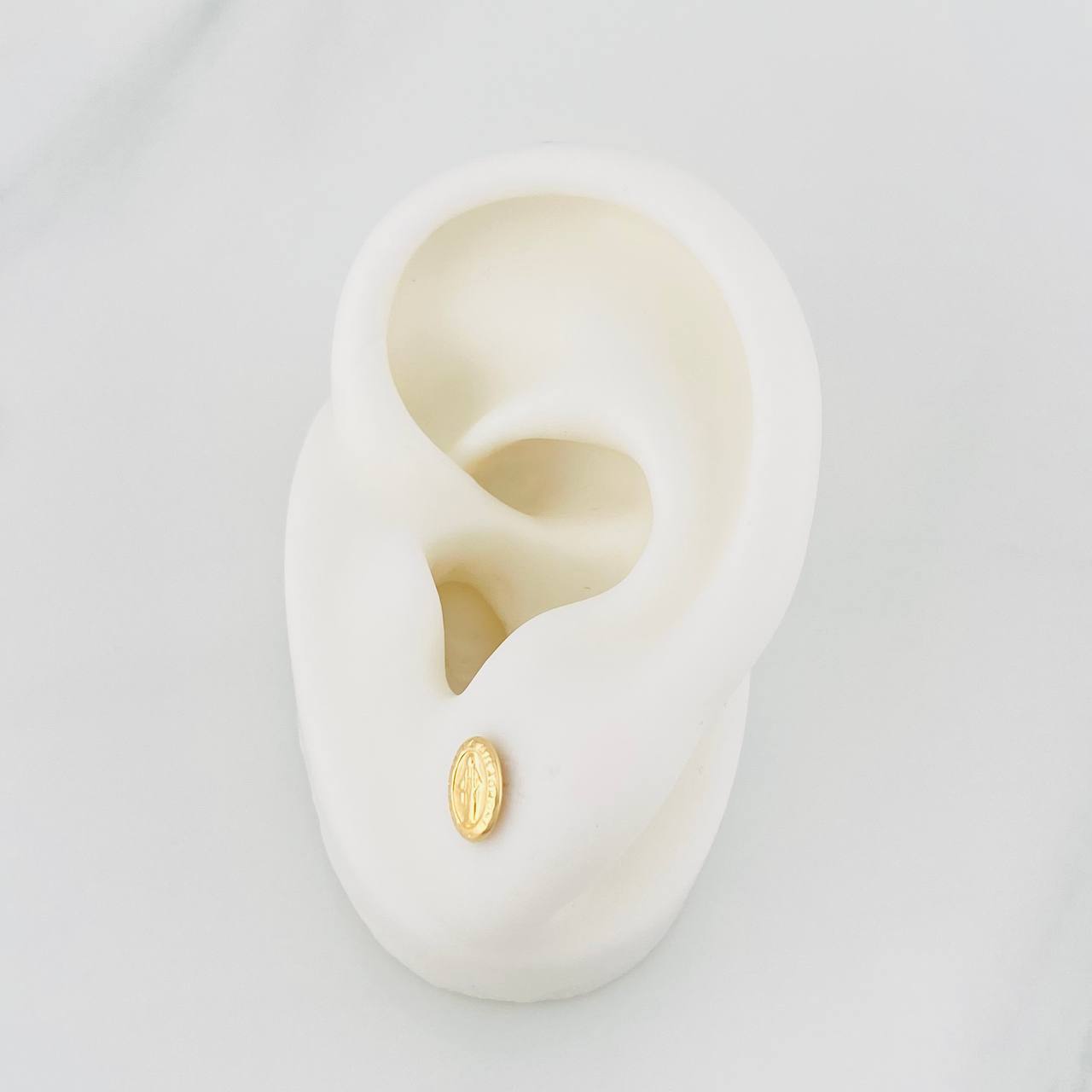Topos Virgen Milagrosa 0.7g / in / 5.3mm Oro Amarillo 18K