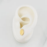 Topos Virgen Milagrosa 1g / in / 7.6mm Oro Amarillo 18K