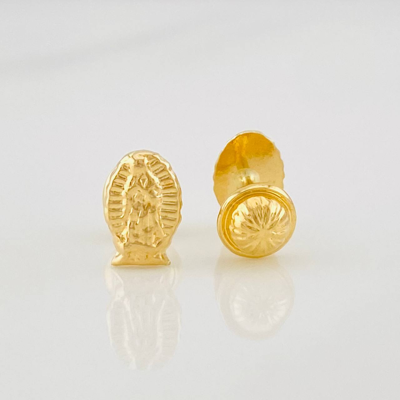 Topos Virgen de Guadalupe 0.7g / in / 5.2mm Oro Amarillo 18K