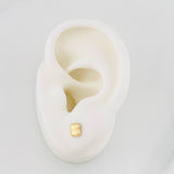 Topos Trebol Diamantado 0.65g / in / 5.2mm Oro Amarillo 18K