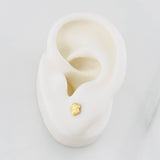 Topos Flor Diamantado 0.6g / in / 5.4mm Oro Amarillo 18K
