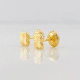 Topos Trebol Diamantado 0.65g / in / 5.2mm Oro Amarillo 18K