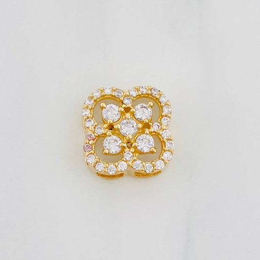 Charm Clover 1.4g / 1/2 in 18K Yellow Gold