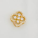 Herraje Trebol 1.4g / 1/2 in Oro Amarillo 18K
