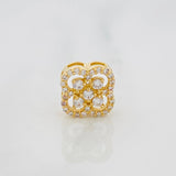 Herraje Trebol 1.4g / 1/2 in Oro Amarillo 18K
