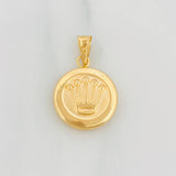 Pendant Crown 1.2g / 1 in Yellow Gold 18K