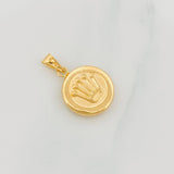 Pendant Crown 1.2g / 1 in Yellow Gold 18K