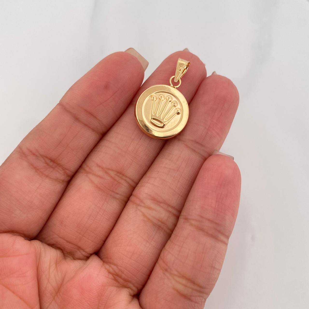 Pendant Crown 1.2g / 1 in Yellow Gold 18K