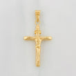 Dije Cruz Cristo 1g / 1 1/2 in Oro Amarillo 18K