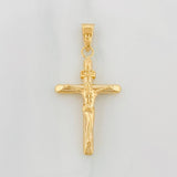 Dije Cruz Cristo 1g / 1 1/2 in Oro Amarillo 18K